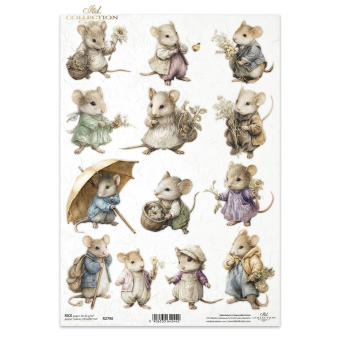 ITD COLLECTION ДЕКУПАЖНА ОРИЗОВА ХАРТИЯ А4 - R2790