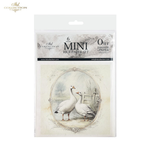 ITD COLLECTION MINI RICE PAPER К-КТ 6БР 14.8X14.8CM - RSM162