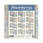 STAMPERIA SILENT SEA BLOCK OF PAPER 30.5/30.5CM-SBBL169