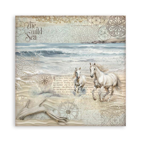 STAMPERIA SILENT SEA BLOCK OF PAPER 30.5/30.5CM-SBBL169