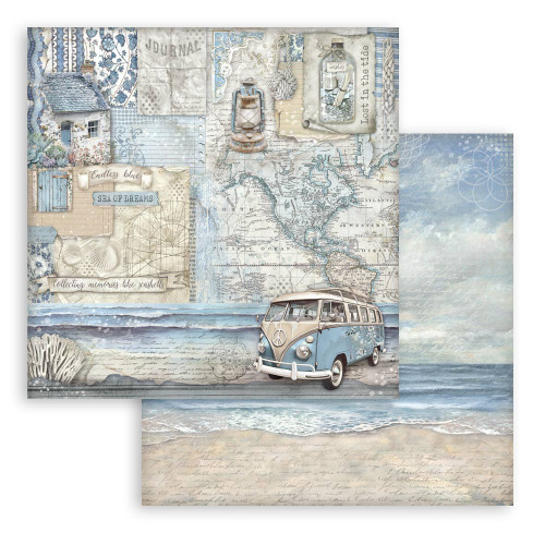 STAMPERIA SILENT SEA BLOCK OF PAPER 30.5/30.5CM-SBBL169