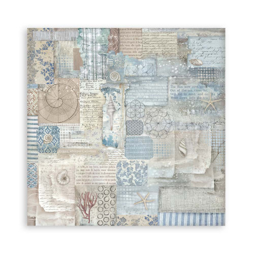 STAMPERIA SILENT SEA BLOCK OF PAPER 30.5/30.5CM-SBBL169