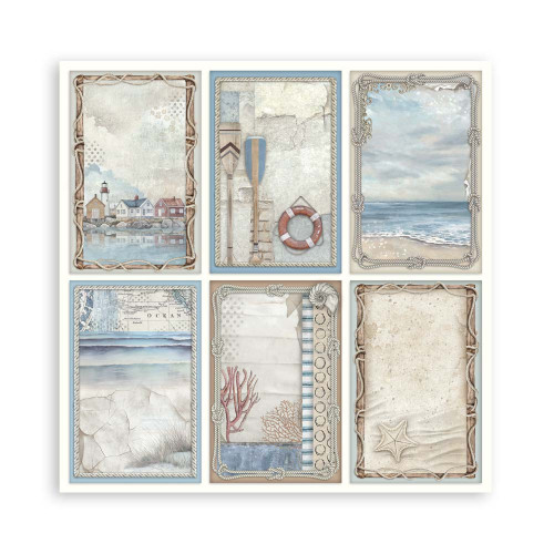 STAMPERIA SILENT SEA BLOCK OF PAPER 30.5/30.5CM-SBBL169