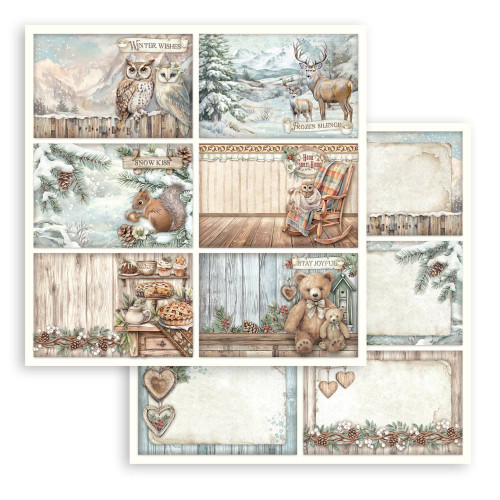 STAMPERIA THE OWL'S HOUSE BLOCK PAPER 30.5/30.5CM-SBBL174