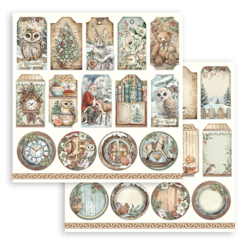 STAMPERIA THE OWL'S HOUSE BLOCK PAPER 30.5/30.5CM-SBBL174