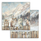 STAMPERIA THE OWL'S HOUSE BLOCK PAPER 30.5/30.5CM-SBBL174
