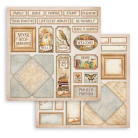 STAMPERIA BLOCK DESIGNER PAPER 20.3/20.3 CM - SBBS114