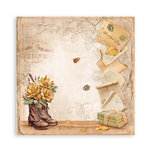 STAMPERIA BLOCK DESIGNER PAPER 20.3/20.3 CM - SBBS114