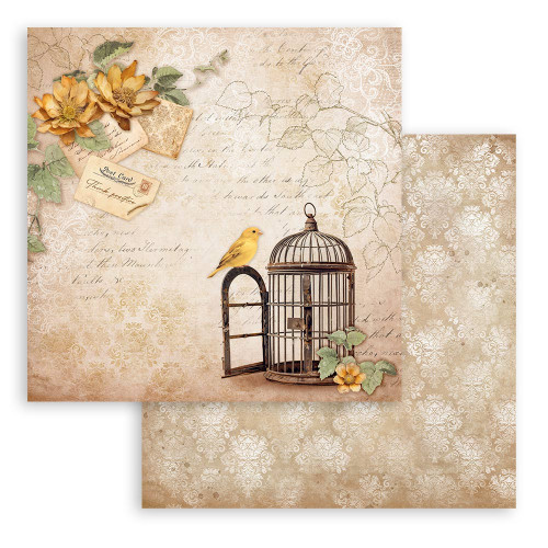 STAMPERIA BLOCK DESIGNER PAPER 20.3/20.3 CM - SBBS114