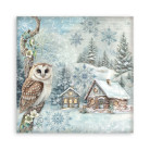 STAMPERIA THE OWL'S HOUSE BLOCK 20.3/20.3 CM -SBBSXB16