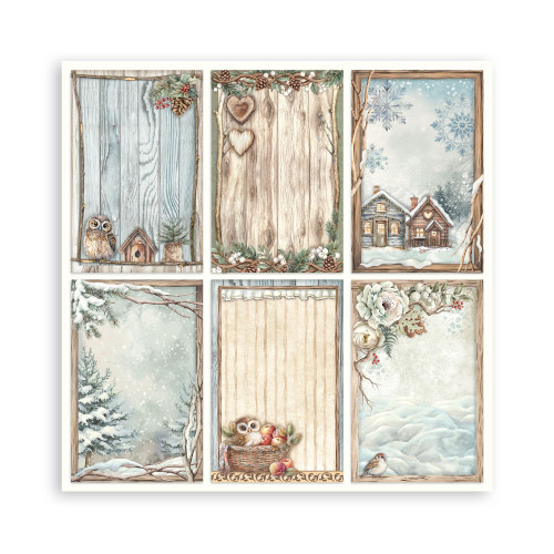 STAMPERIA THE OWL'S HOUSE BLOCK 20.3/20.3 CM -SBBSXB16
