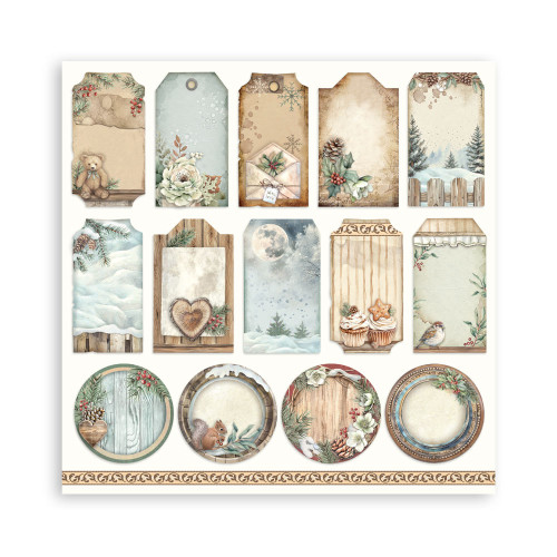 STAMPERIA THE OWL'S HOUSE BLOCK 20.3/20.3 CM -SBBSXB16