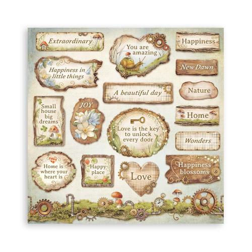 STAMPERIA HIDDEN GROVE БЛОКЧЕ 30,5/30,5 СМ - SBBXLB22