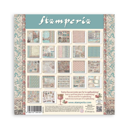STAMPERIA VENICE BLOCK 30.5/30.5 CM -SBBXLB26
