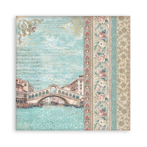 STAMPERIA VENICE BLOCK 30.5/30.5 CM -SBBXLB26