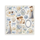 STAMPERIA TIMELESS STICKERS 16.5/16.5 CM - SBSTK02
