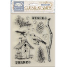 STAMPERIA DEWDROPS SILICONE STAMP 14/18CM - WTK206