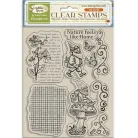 STAMPERIA HIDDEN GROVE SILICONE STAMP 14/18CM - WTK216