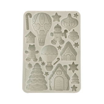 STAMPERIA CANDY CHRISTMAS СИЛИКОНОВ МОЛД KACMA583