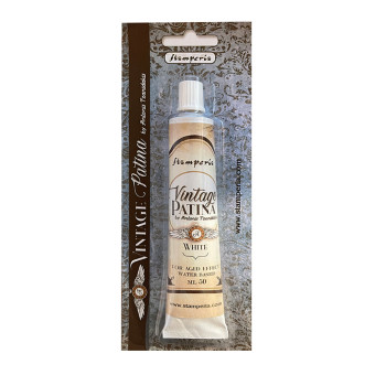 STAMPERIA VINTAGE PATINA WHITE 50 ML KAOLVP01
