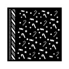 STAMPERIA CANDY CHRISTMAS STENCIL ШАБЛОН 18Х18 СМ - KSTDQ124