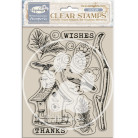 STAMPERIA DEWDROPS SILICONE STAMP 14/18CM - WTK206