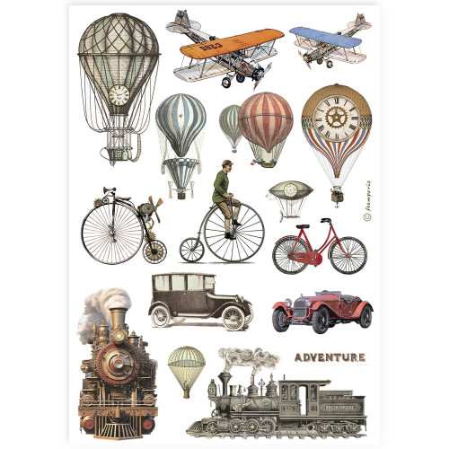 STAMPERIA DECOUPAGE RICE PAPER A4 - DFSA4902