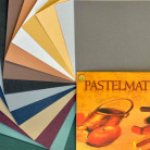 CLAIREFONTAINE PASTELMAT PAPER 50/70 CM 360 G-SANGINE RED