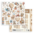 STAMPERIA BABY МИНИ БЛОКЧЕ ХАРТИЯ 20,3/20,3 СМ - SBBMS001