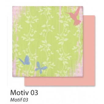 FOLIA ХАРТИЯ ЗА ДИЗАЙН 30,5/30,5 190 ГР. ЦВЕТЯ 03