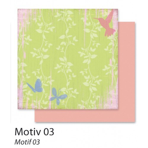 FOLIA ХАРТИЯ ЗА ДИЗАЙН 30,5/30,5 190 ГР. ЦВЕТЯ 03
