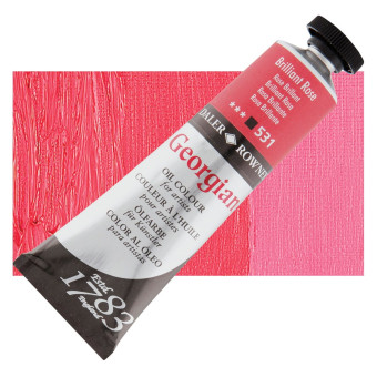 DALER ROWNEY OIL PAINT GEORGIAN 38 ML. - BRILLIANT ROSE