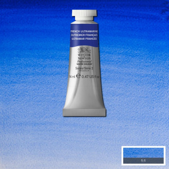 W&N АКВАРЕЛНА БОЯ PROFESSIONAL 14 МЛ - FRENCH ULTRAMARINE