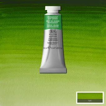 W&N АКВАРЕЛНА БОЯ PROFESSIONAL 14 МЛ - PERMANENT SAP GREEN