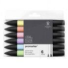 W&N PROMARKER КОМПЛЕКТ 6 ЦВ PASTEL TONES