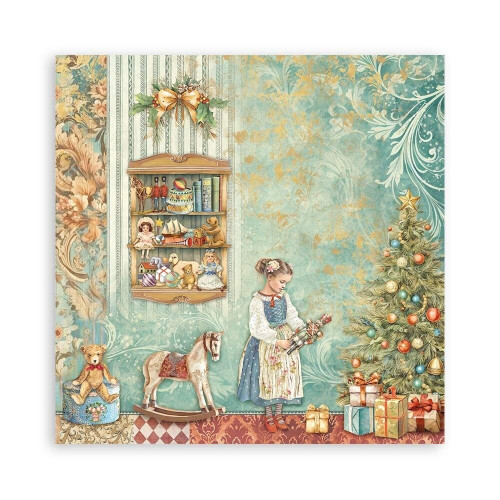 STAMPERIA THE NUTCRACKER БЛОКЧЕ 20,3/20,3 СМ -SBBSXB04