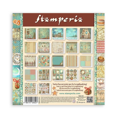 STAMPERIA THE NUTCRACKER БЛОКЧЕ 20,3/20,3 СМ -SBBSXB04