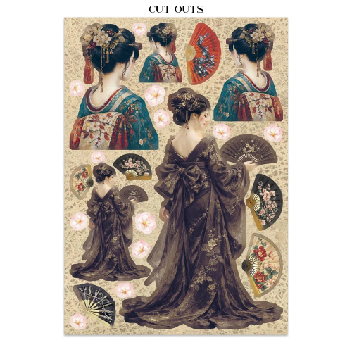 STAMPERIA ORIENTAL GARDEN JUNK JOURNAL ФОКУС ТОЧКИ 8 ГРЪБЧЕТА И 8 СТРАНИЦИ С ИЗРЕЗКИ - SBJKS05