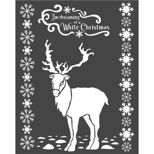 STAMPERIA MEDIA STENCIL - TEMPLATE 20 X 25 CM - KSTD052