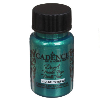 CADENCE ACRYLIC PAINT METALLIC DORA 50 ML. - EMERALD 141