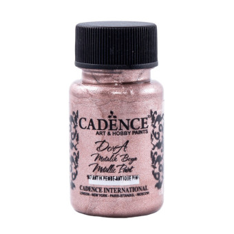 CADENCE ACRYLIC PAINT METALLIC DORA 50 ML. - ANTIQUE PINK 147