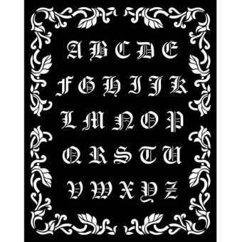 STAMPERIA MEDIA STENCIL - ШАБЛОН 20 Х 25 СМ - KSTD075