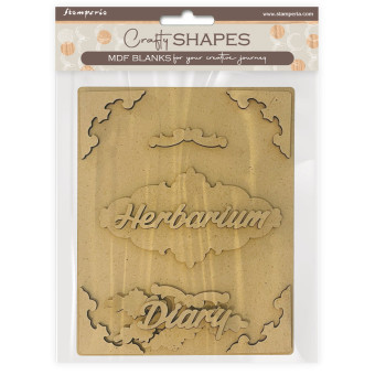 STAMPERIA HERBARIUM SILVAE МДФ ЕЛЕМЕНТИ SILVAE DIARY COVER - KLSM75