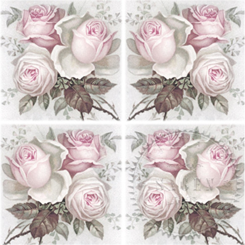 SAGEN VINTAGE NAPKINS FOR DECOUPAGE 33/33 CM - 80094