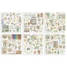 STAMPERIA DAISY ART RUB ON KIT DFLRBX08