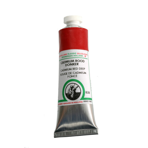 OLD HOLLAND OIL PAINT 40 ML. - CADMIUM RED DEEP