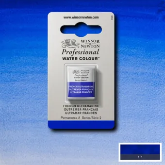 W&N АКВАРЕЛНА БОЯ PROFESSIONAL H/PAN - FRENCH ULTRAMARINE