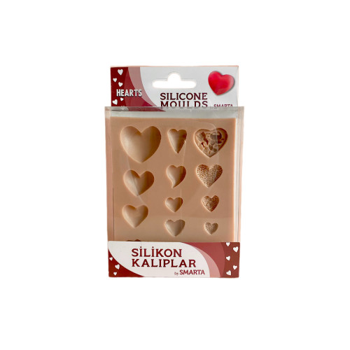 SMARTA СИЛИКОНОВИ МОЛДОВЕ - HEARTS SK1013003