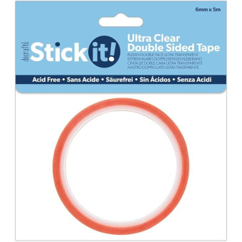 DOCRAFTS DOUBLE-SIDED TAPE 6 MM X 5 M - STI 101341