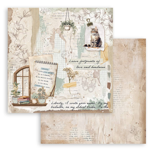 STAMPERIA SECRET DIARY BLOCK 20.3/20.3 CM -SBBS103